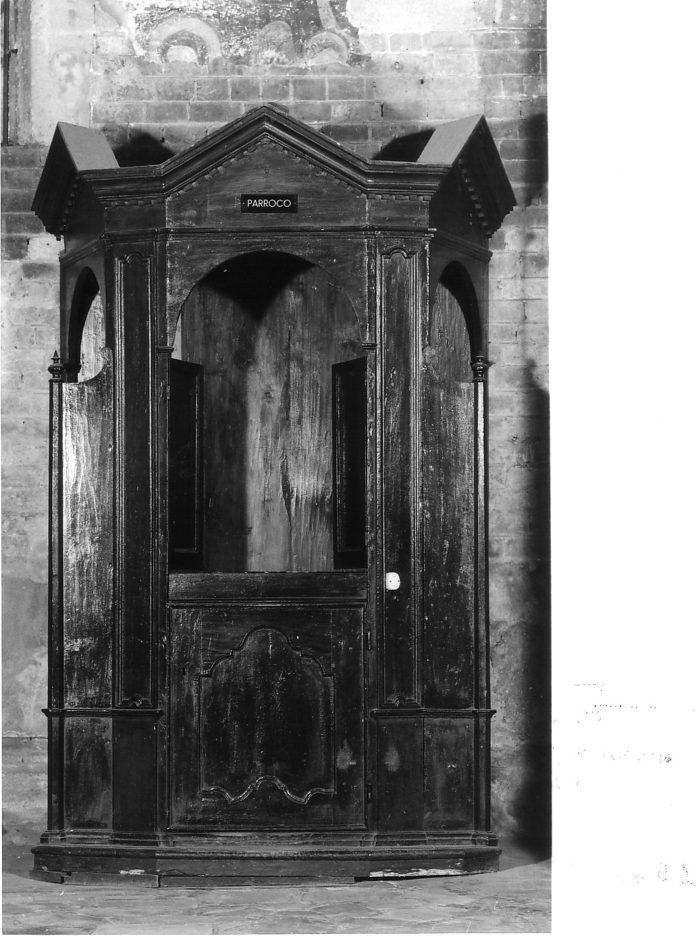 confessionale, opera isolata - bottega lombarda (sec. XIX)