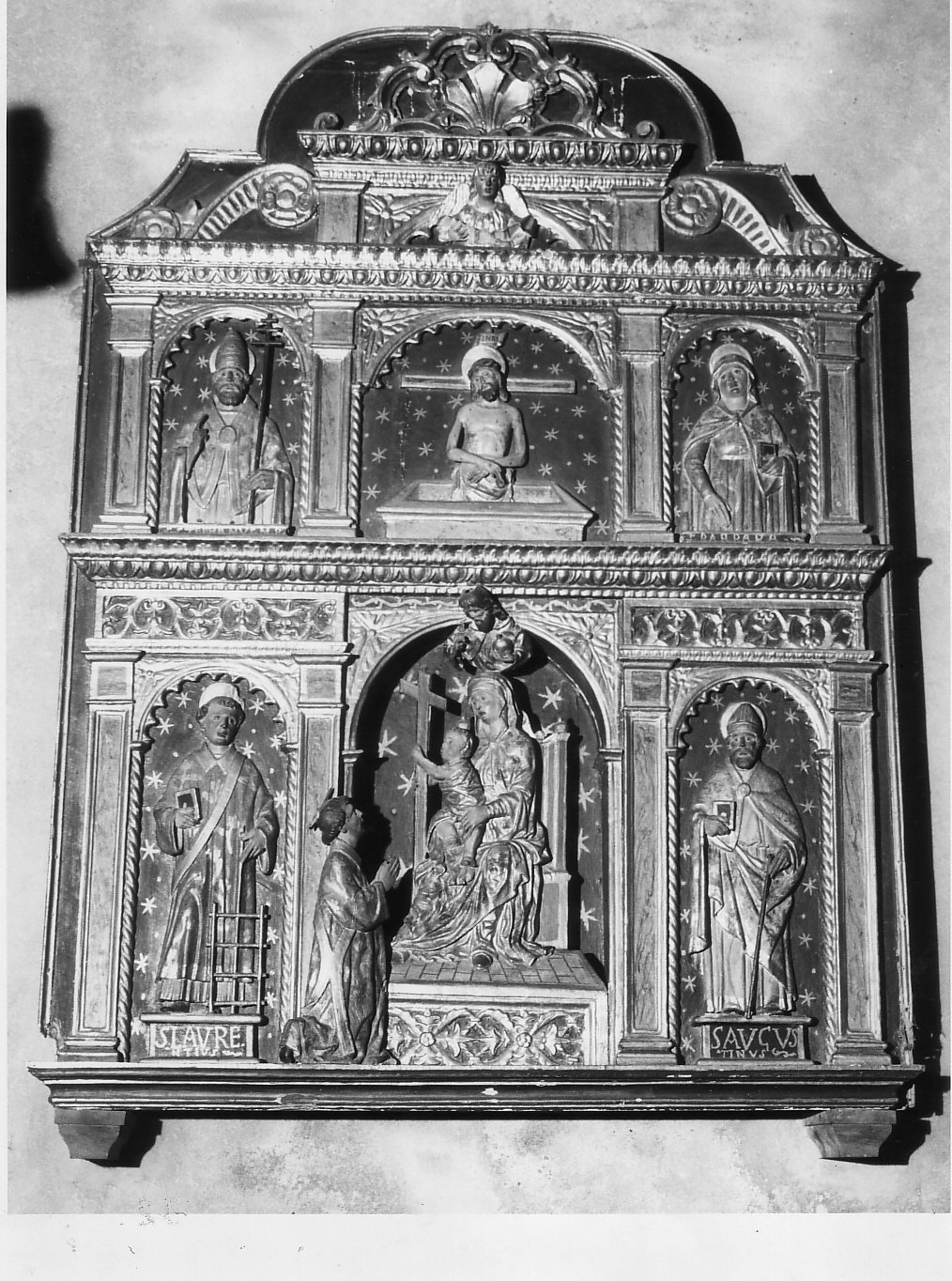 polittico, opera isolata - bottega lombarda (fine sec. XV)