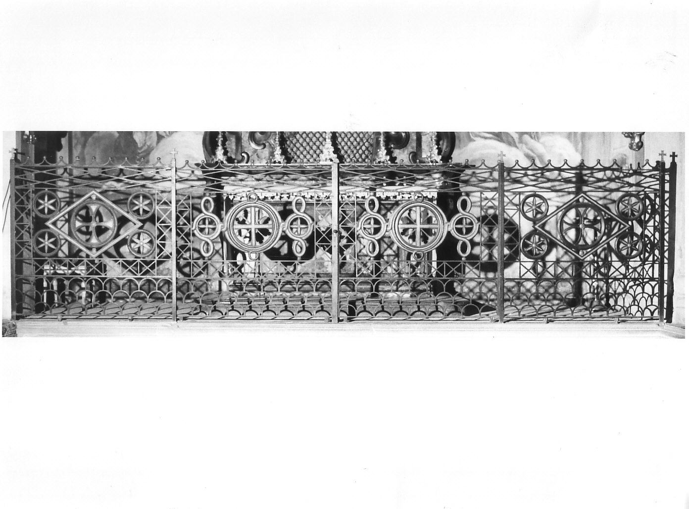 cancellata di cappella - bottega lombarda (seconda metà sec. XIX)