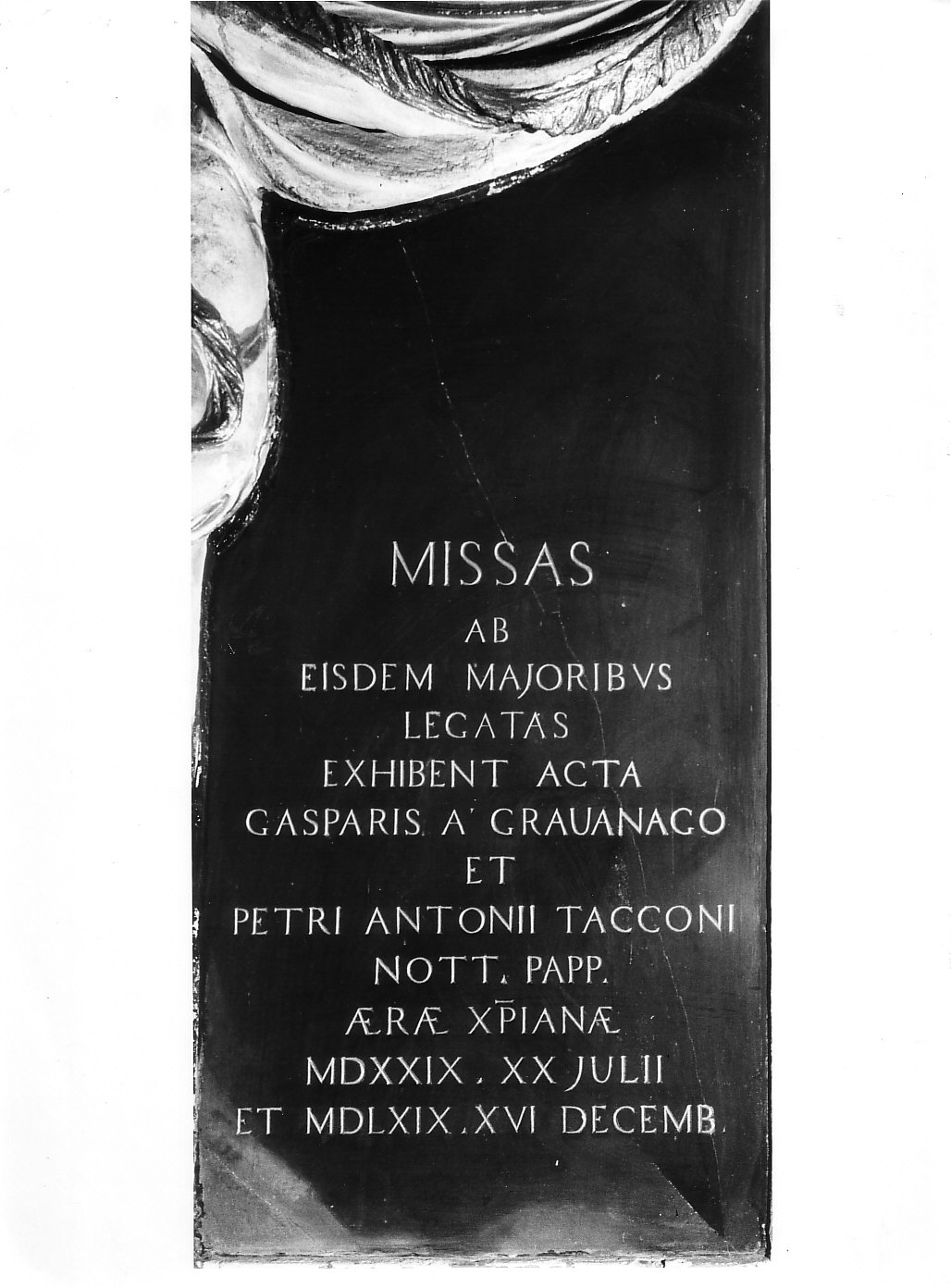 lapide, opera isolata - bottega lombarda (sec. XVIII)