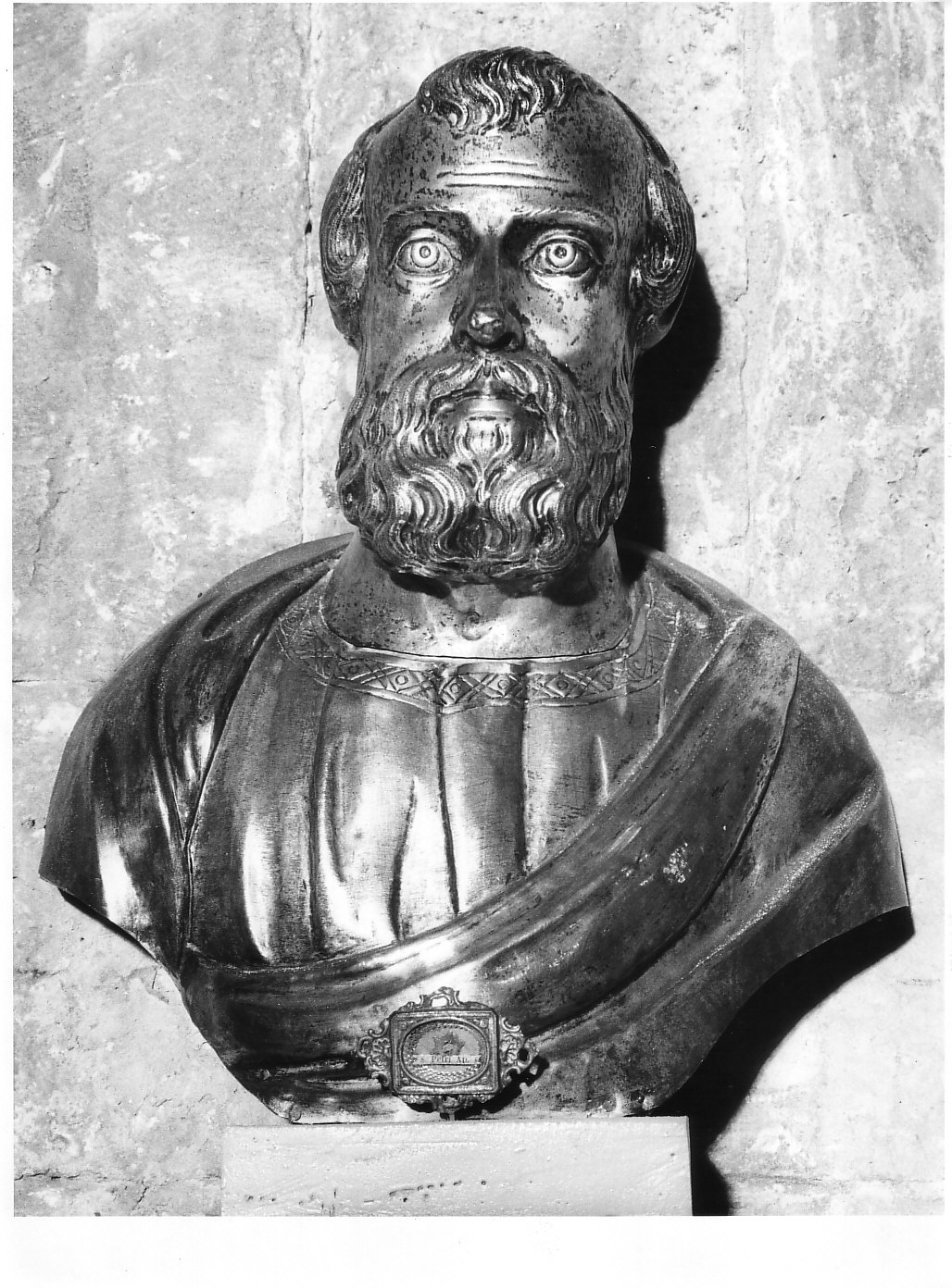 San Pietro Apostolo (reliquiario - a busto, opera isolata) - bottega lombarda (secc. XVIII/ XIX)