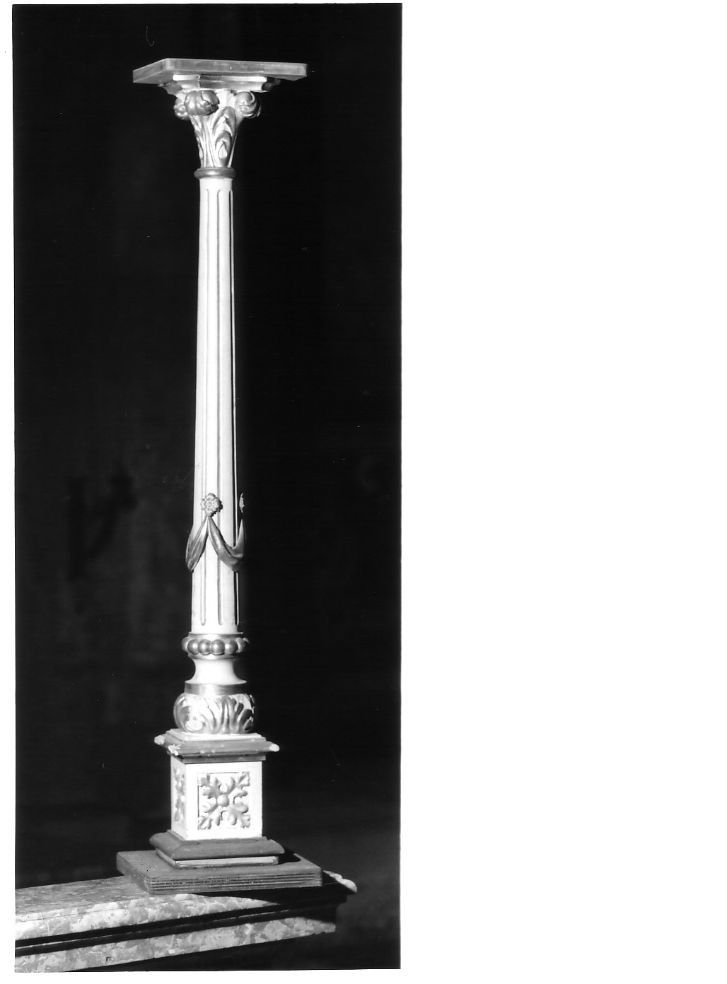 base portacero, coppia - bottega lombarda (prima metà sec. XIX)