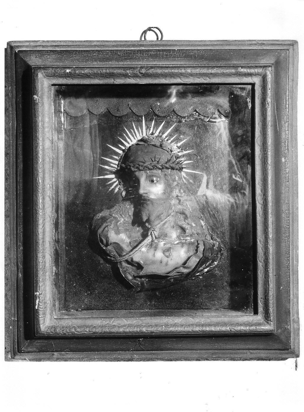 Cristo coronato di spine (scultura, opera isolata) - bottega lombarda (sec. XIX)