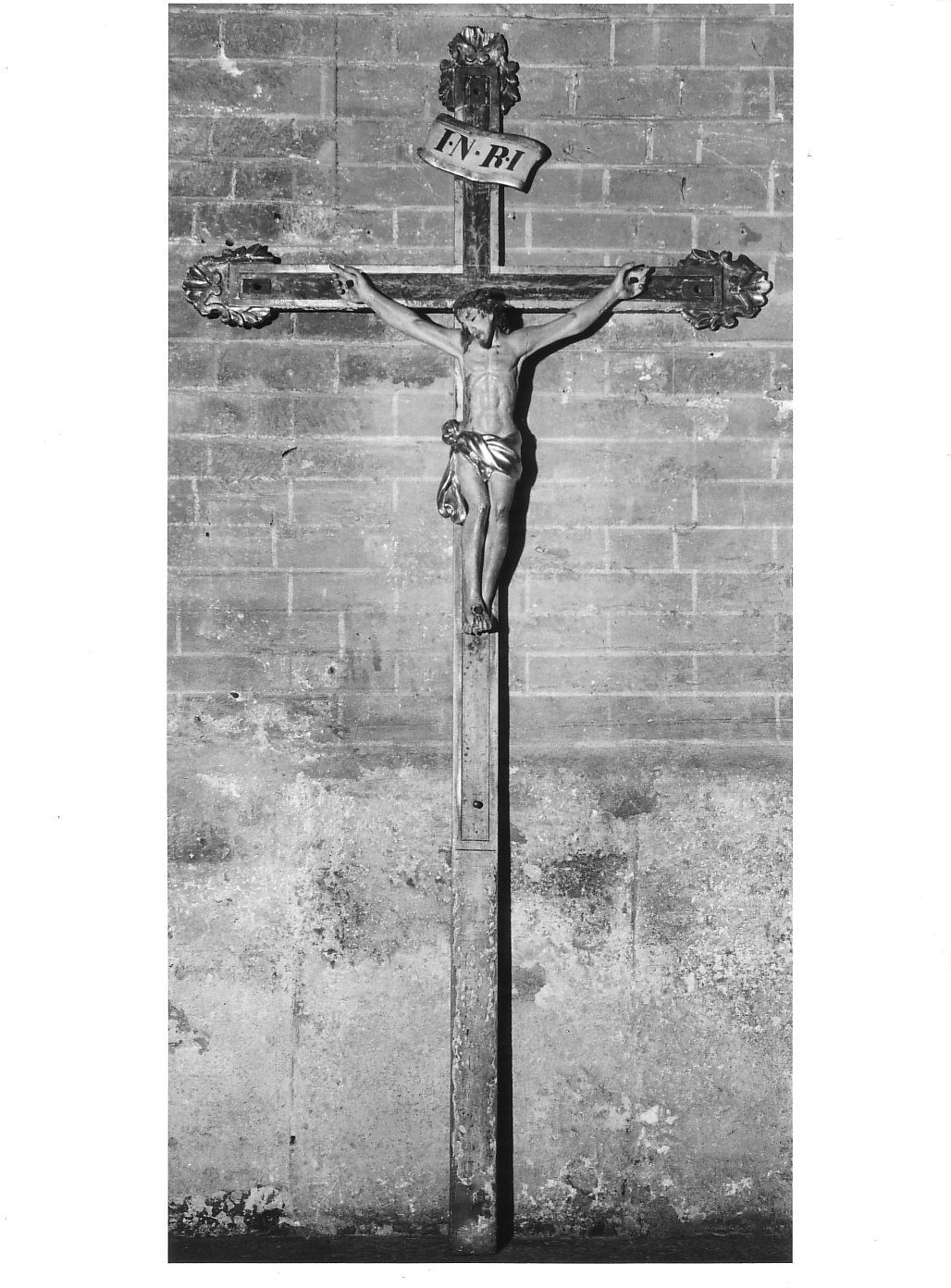 croce processionale, opera isolata - bottega lombarda (secc. XVIII/ XIX)