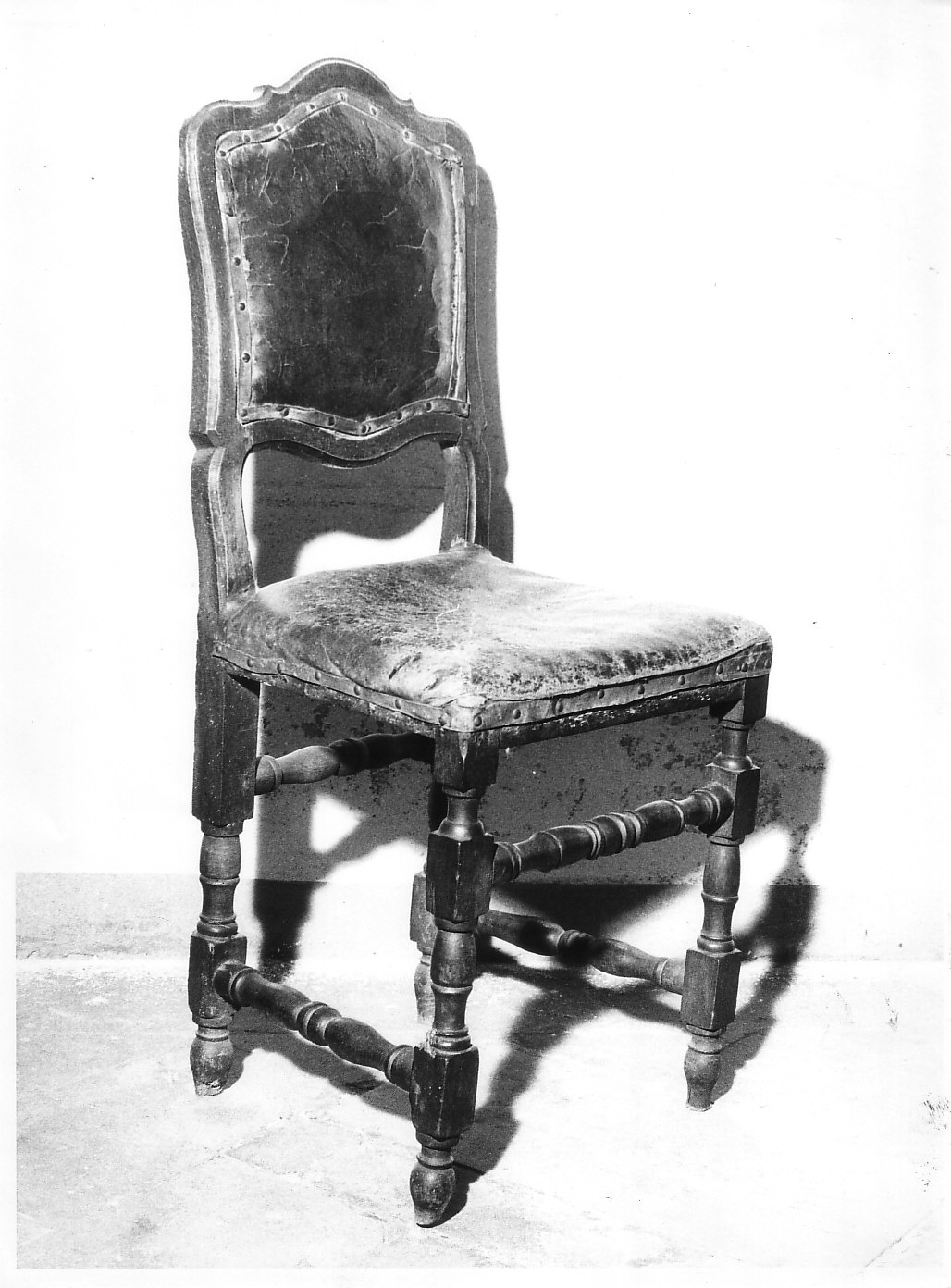 sedia, opera isolata - bottega lombarda (secc. XVII/ XVIII)