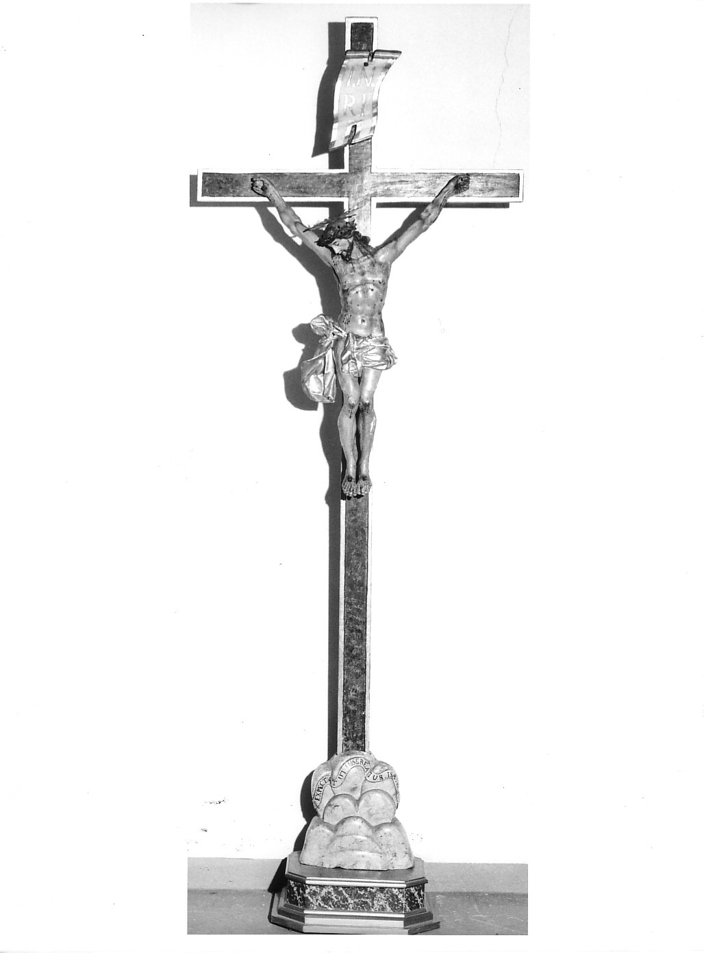 croce processionale, opera isolata - bottega lombarda (sec. XVIII)