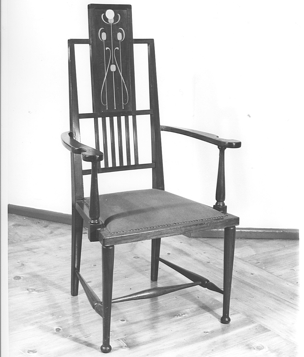 poltroncina, opera isolata - bottega inglese (sec. XIX)