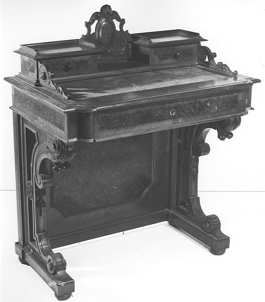 scrittoio, opera isolata - bottega italiana (fine sec. XIX)