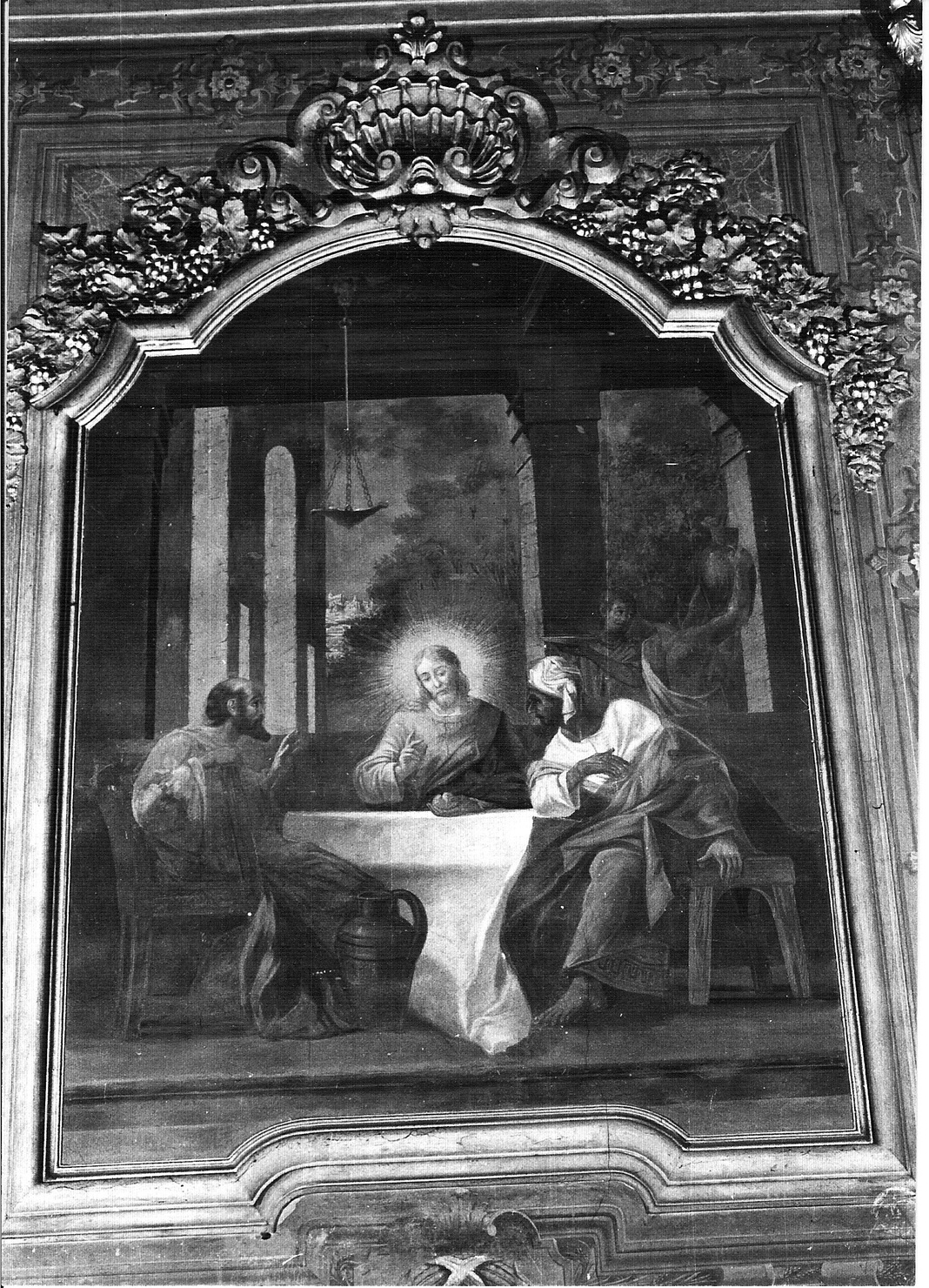 cena in Emmaus (dipinto, opera isolata) di Gambini Rodolfo (attribuito) (fine sec. XIX)