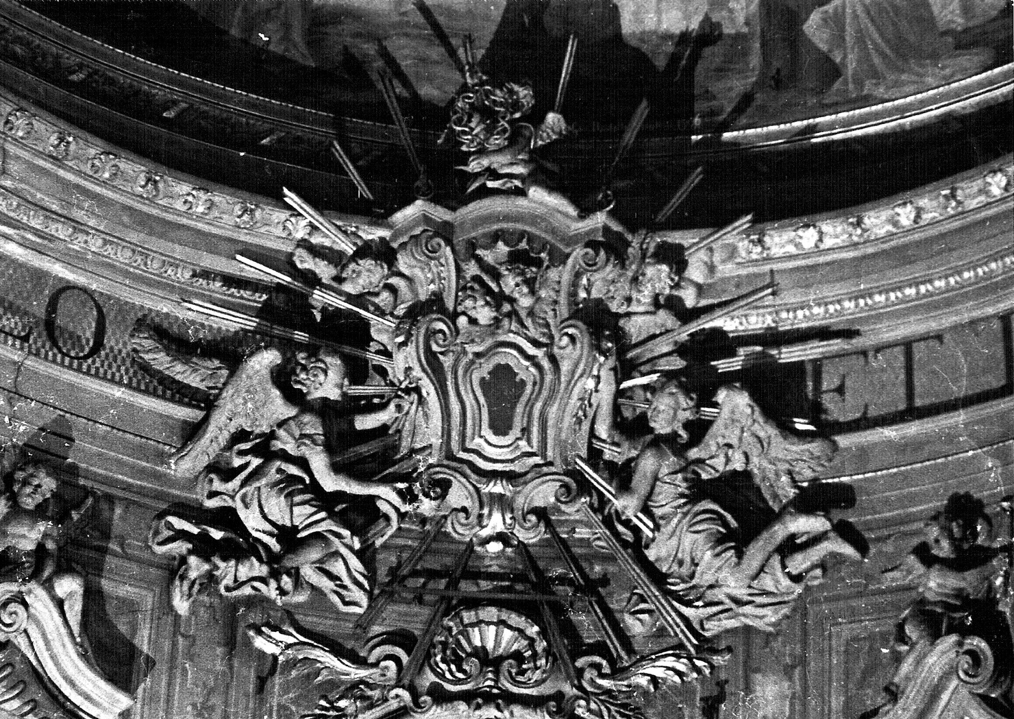 angeli (rilievo, opera isolata) - bottega lombarda (sec. XVIII)