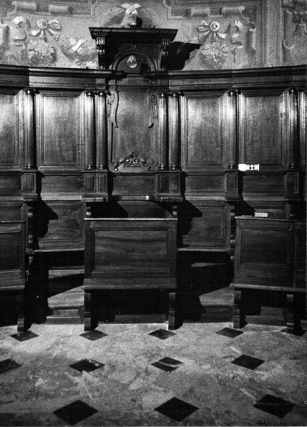 stalli del coro, opera isolata - bottega lombardo-veneta (sec. XIX)