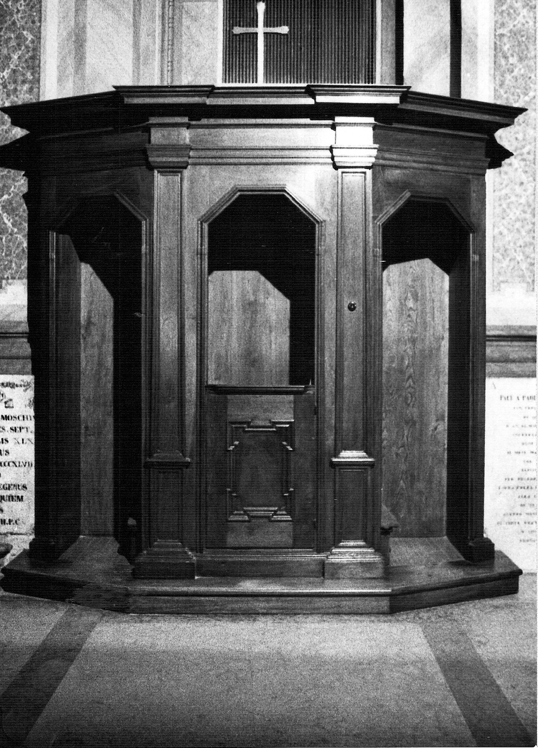 confessionale, serie - bottega lombarda (sec. XIX)