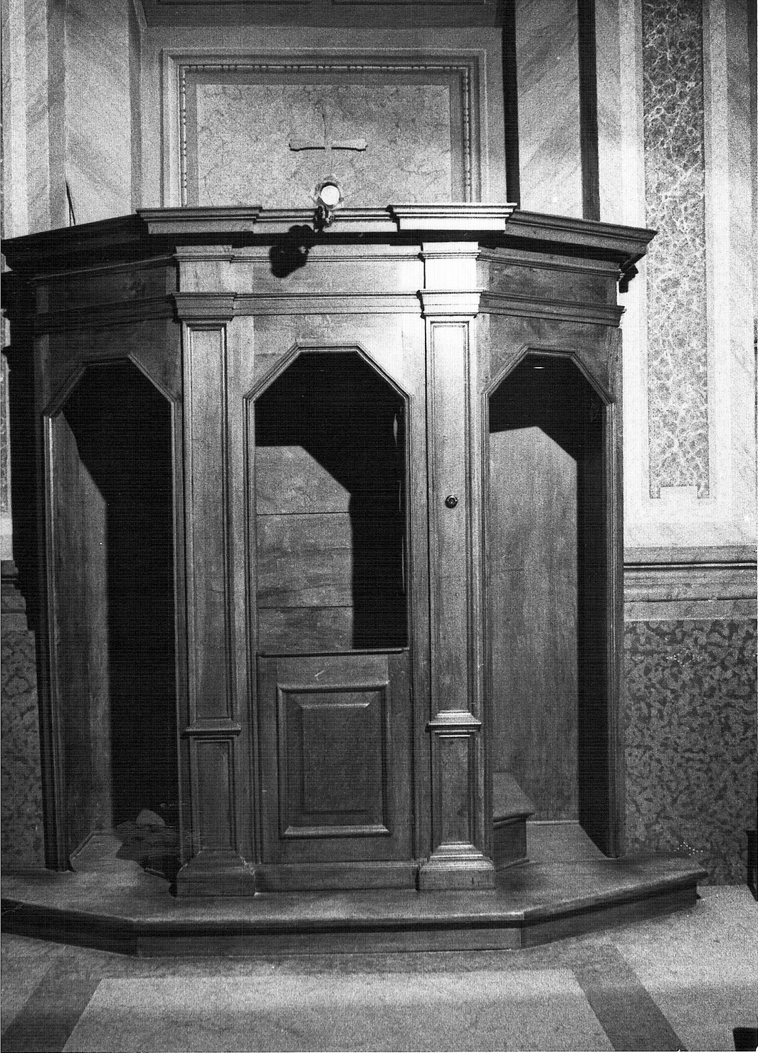 confessionale, opera isolata - bottega lombarda (sec. XIX)