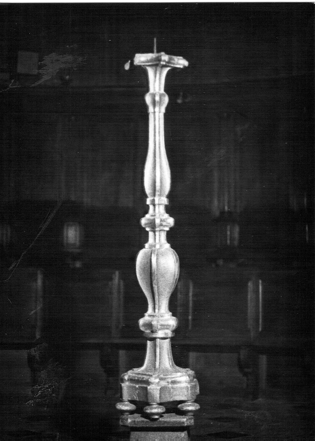 candeliere d'altare, serie - bottega lombarda (sec. XIX)