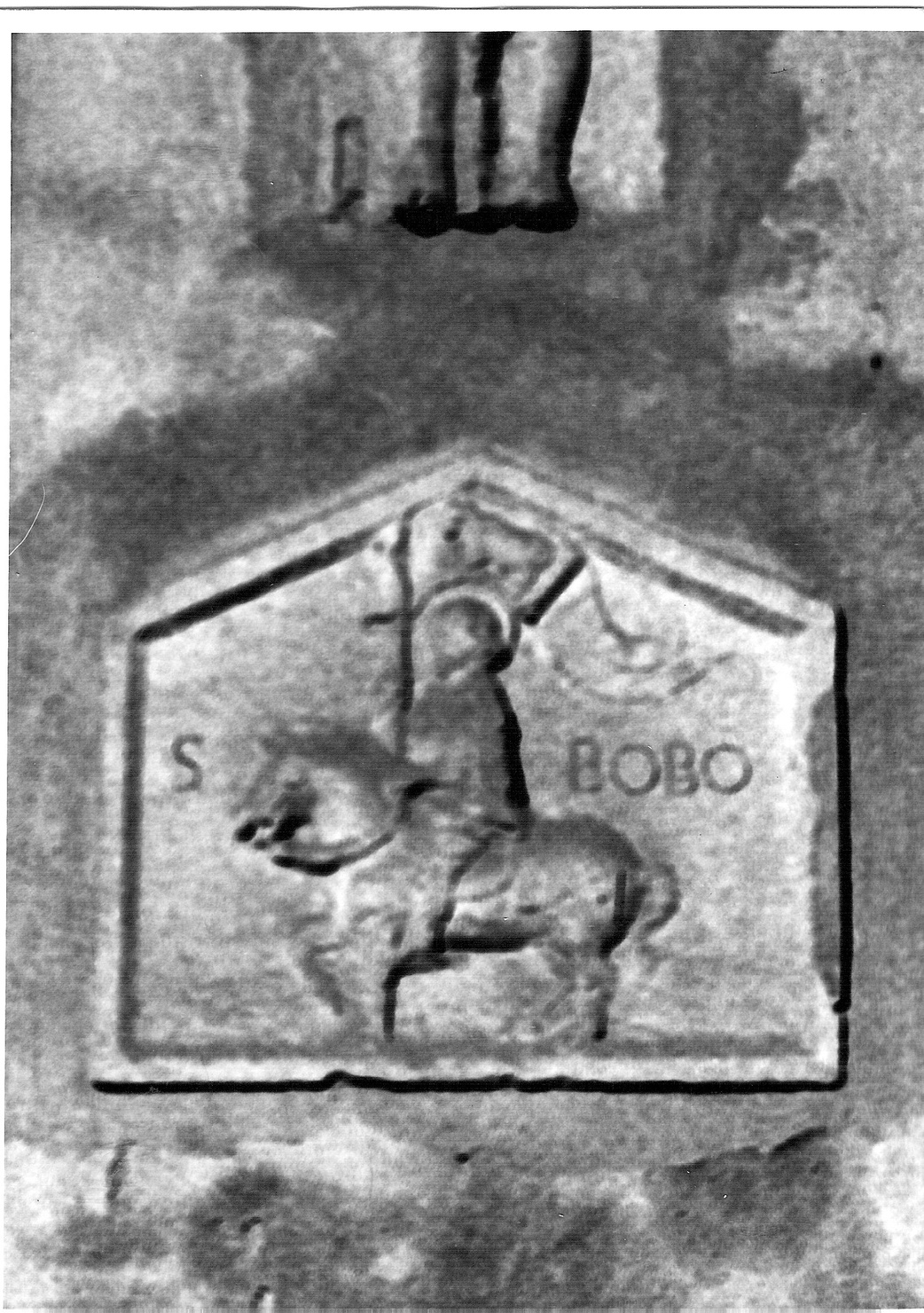 San Bovo (formella, opera isolata) - bottega lombarda (sec. XV)