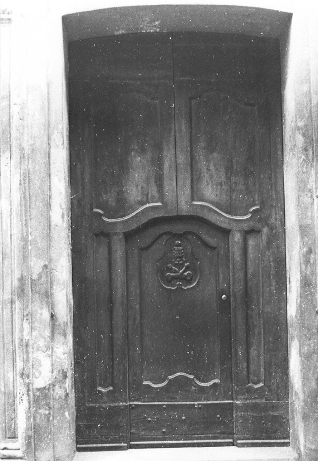 porta - a due battenti, opera isolata - ambito Italia settentrionale (sec. XVIII)