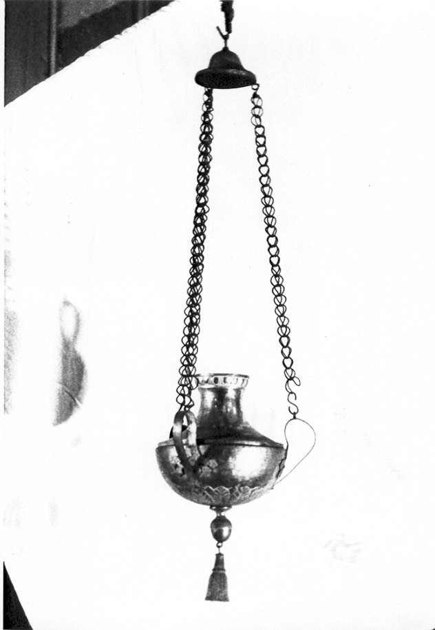 lampada pensile, coppia - ambito Italia settentrionale (sec. XIX)