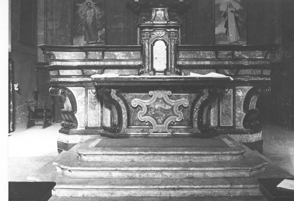 altare maggiore, opera isolata - ambito Italia settentrionale (sec. XVIII)