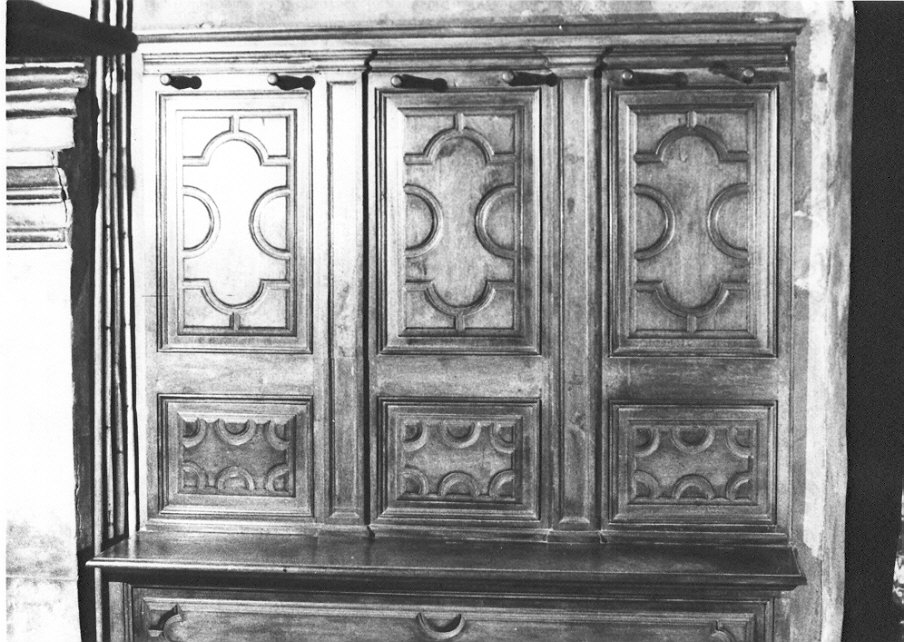 schienale di panca, opera isolata - ambito Italia settentrionale (sec. XVIII)