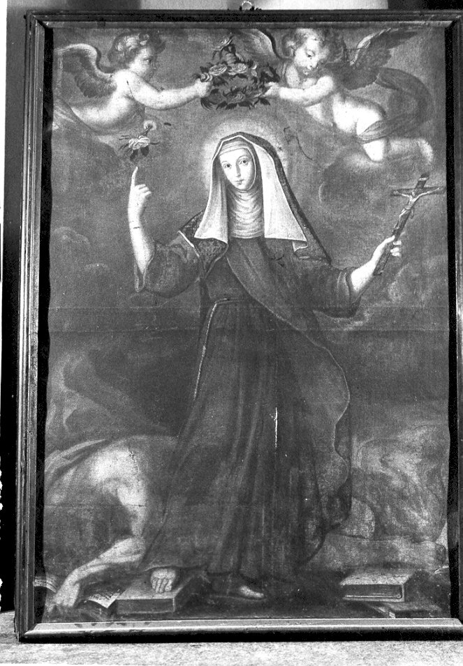 Santa Rosa da Viterbo (dipinto, opera isolata) - ambito Italia settentrionale (inizio sec. XVII)