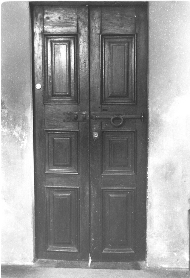 porta - a due battenti, opera isolata - ambito Italia settentrionale (sec. XVIII)