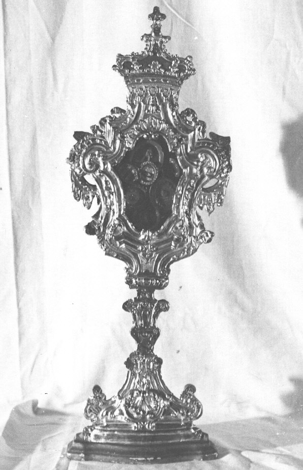 reliquiario - a ostensorio, opera isolata - ambito Italia settentrionale (sec. XVIII)