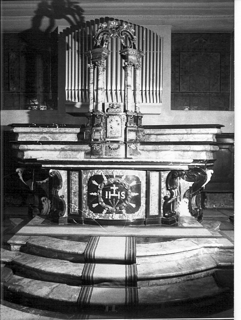 altare maggiore - bottega lombarda (sec. XVIII)