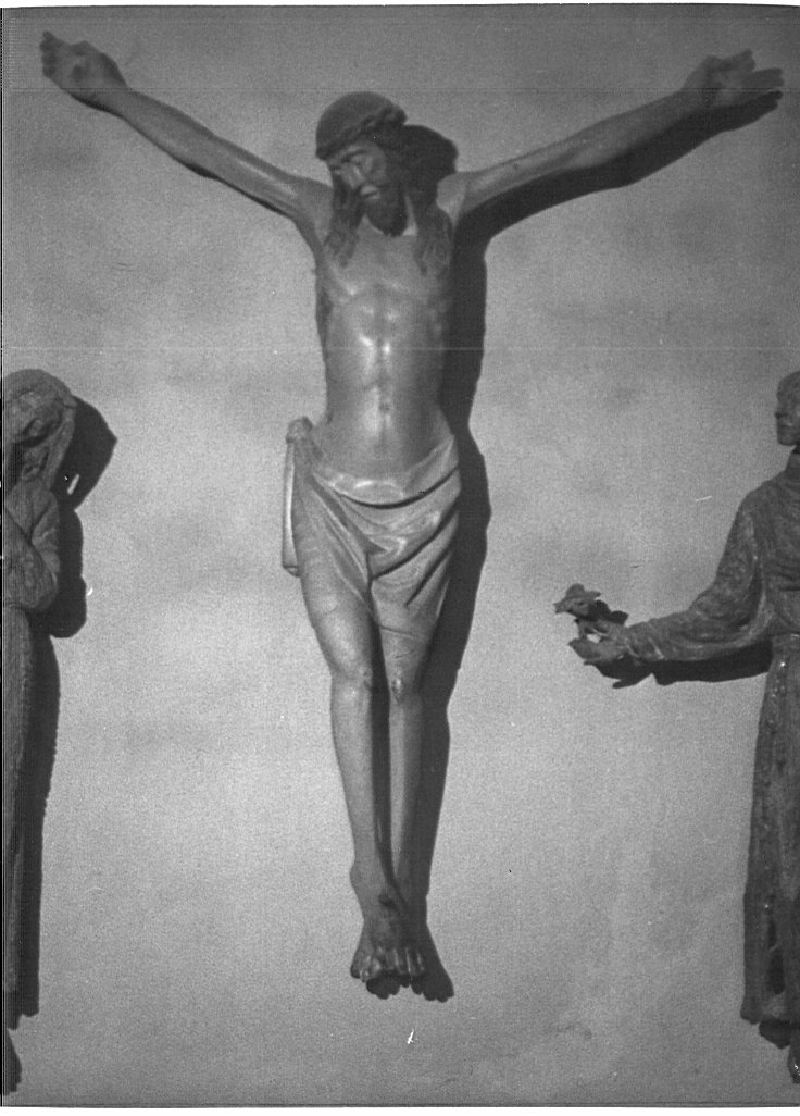 crocifissione (statua) - ambito lombardo (inizio sec. XVI)