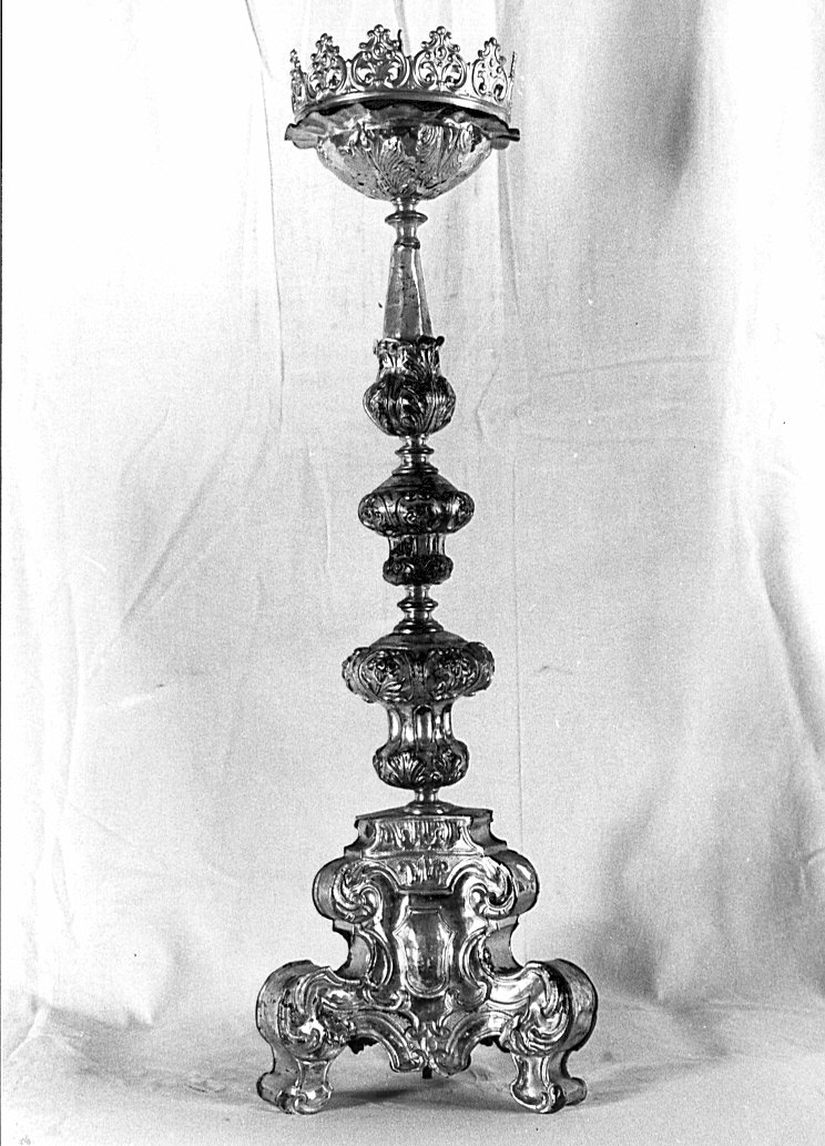 candeliere, serie - bottega lombarda (fine sec. XVIII)