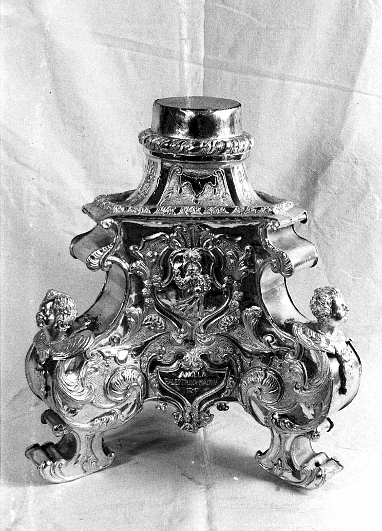 base per reliquiario - bottega lombarda (sec. XVIII)