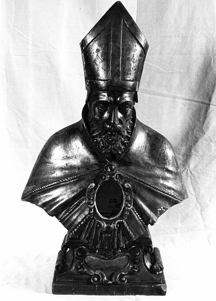 reliquiario - a busto - bottega lombarda (sec. XVIII)