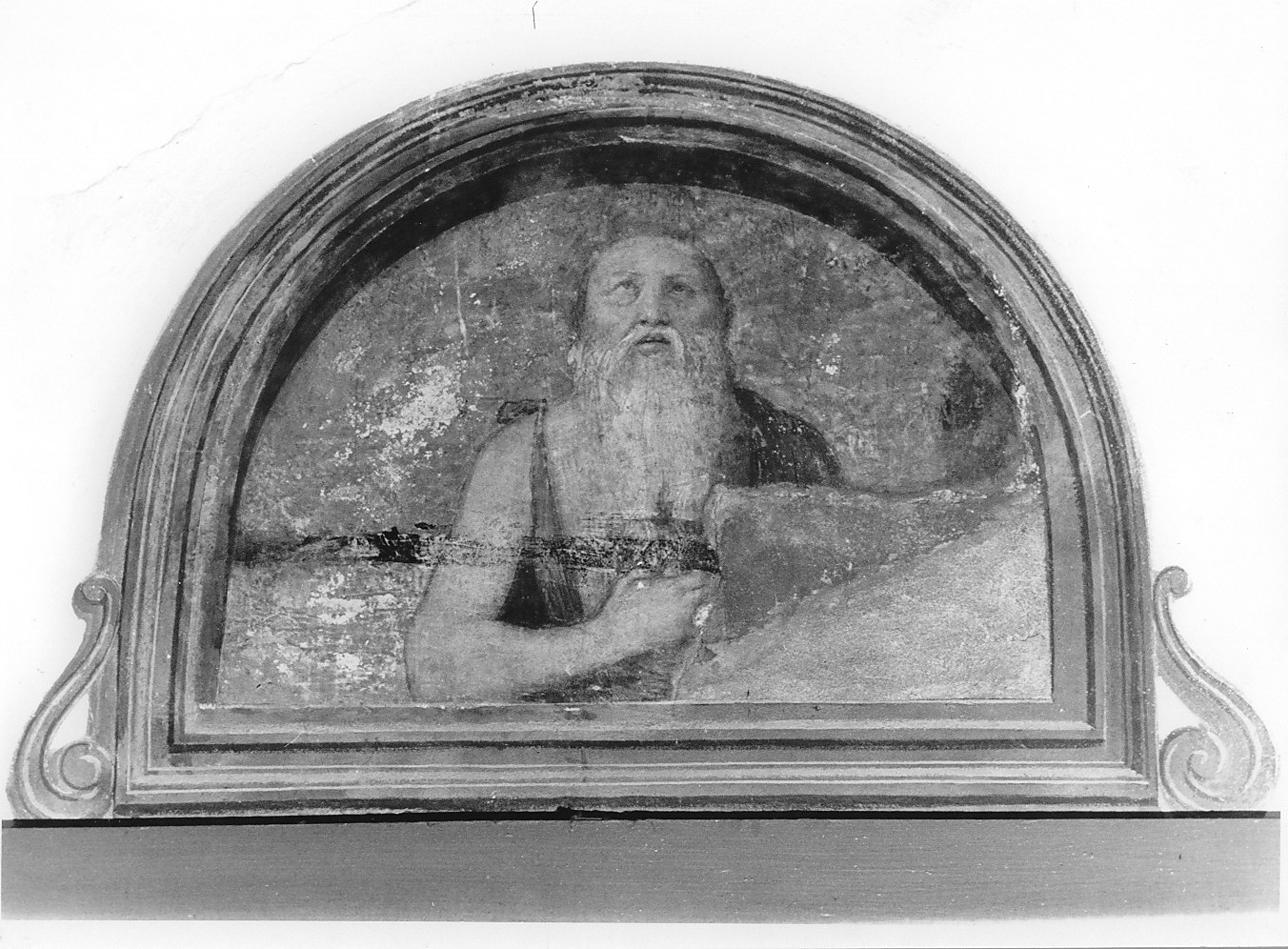 San Girolamo (dipinto murale, opera isolata) di Ferrari Gaudenzio (scuola) (prima metà sec. XVI)