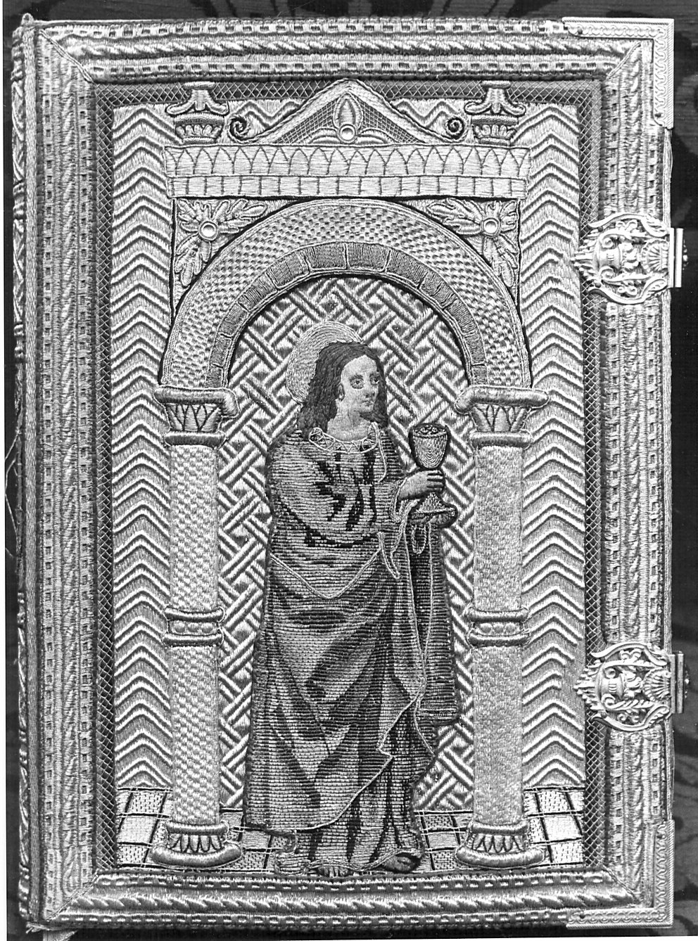 coperta di libro liturgico - manifattura lombarda (sec. XVI)
