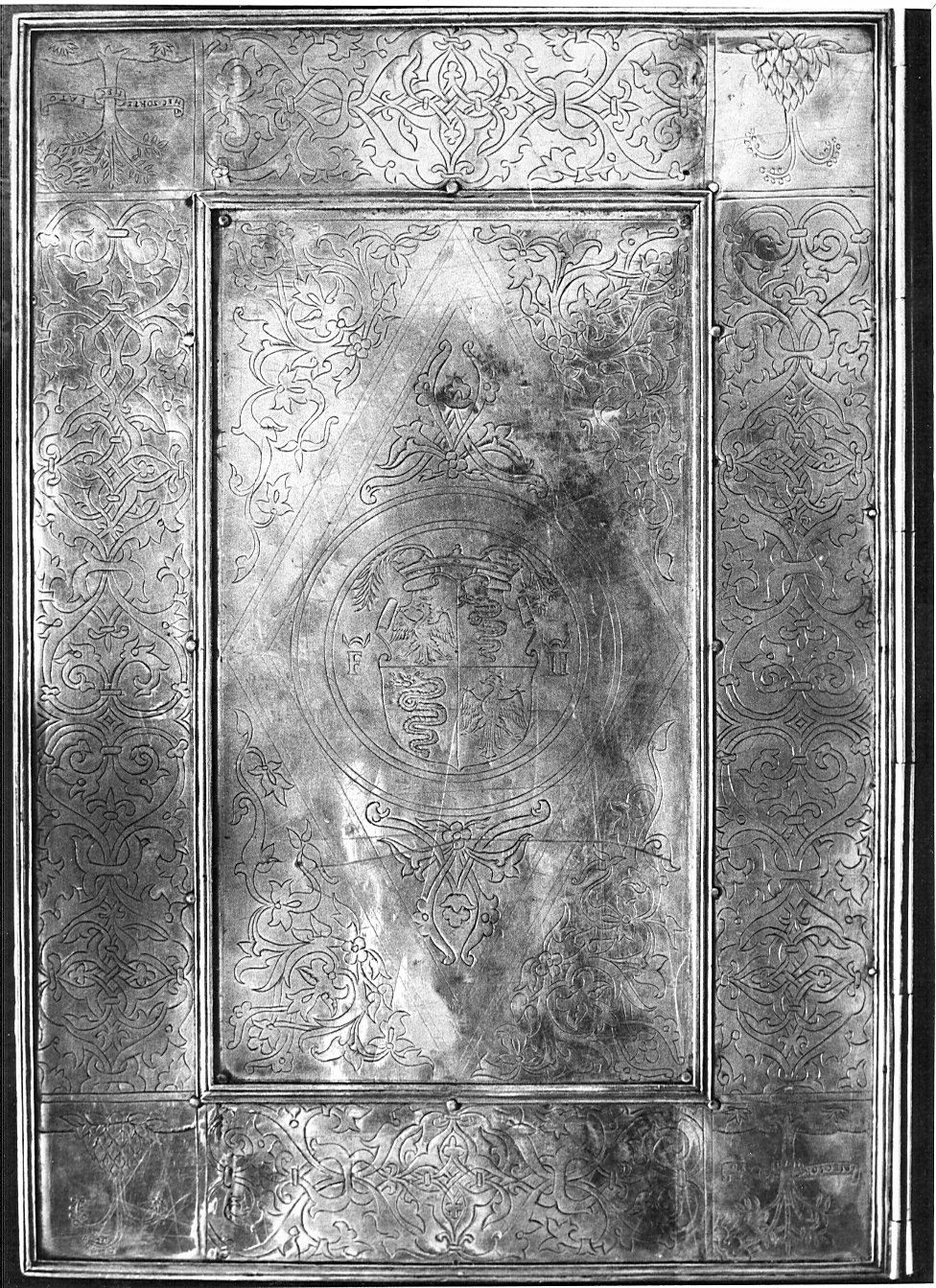 coperta di libro liturgico - bottega lombarda (sec. XVI)