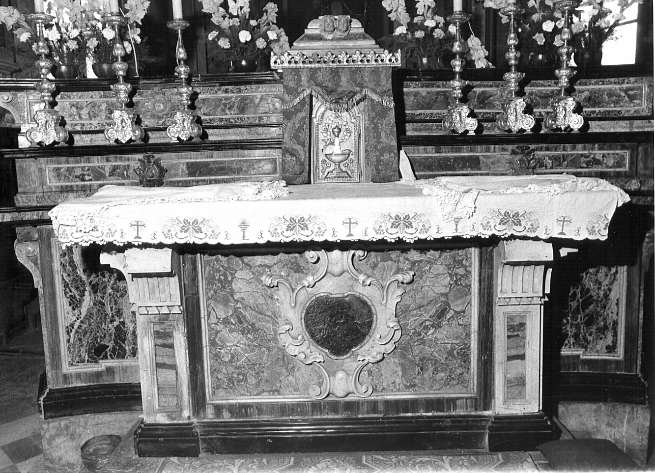 altare maggiore - bottega pavese (secc. XVIII/ XIX)