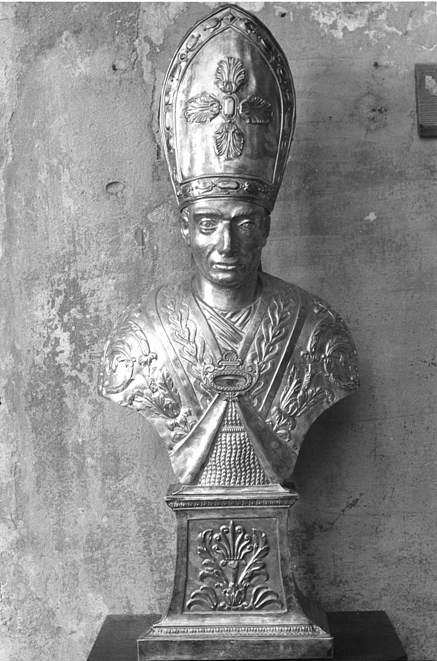 San Carlo Borromeo (reliquiario - a busto) - bottega lombarda (secc. XVIII/ XIX)