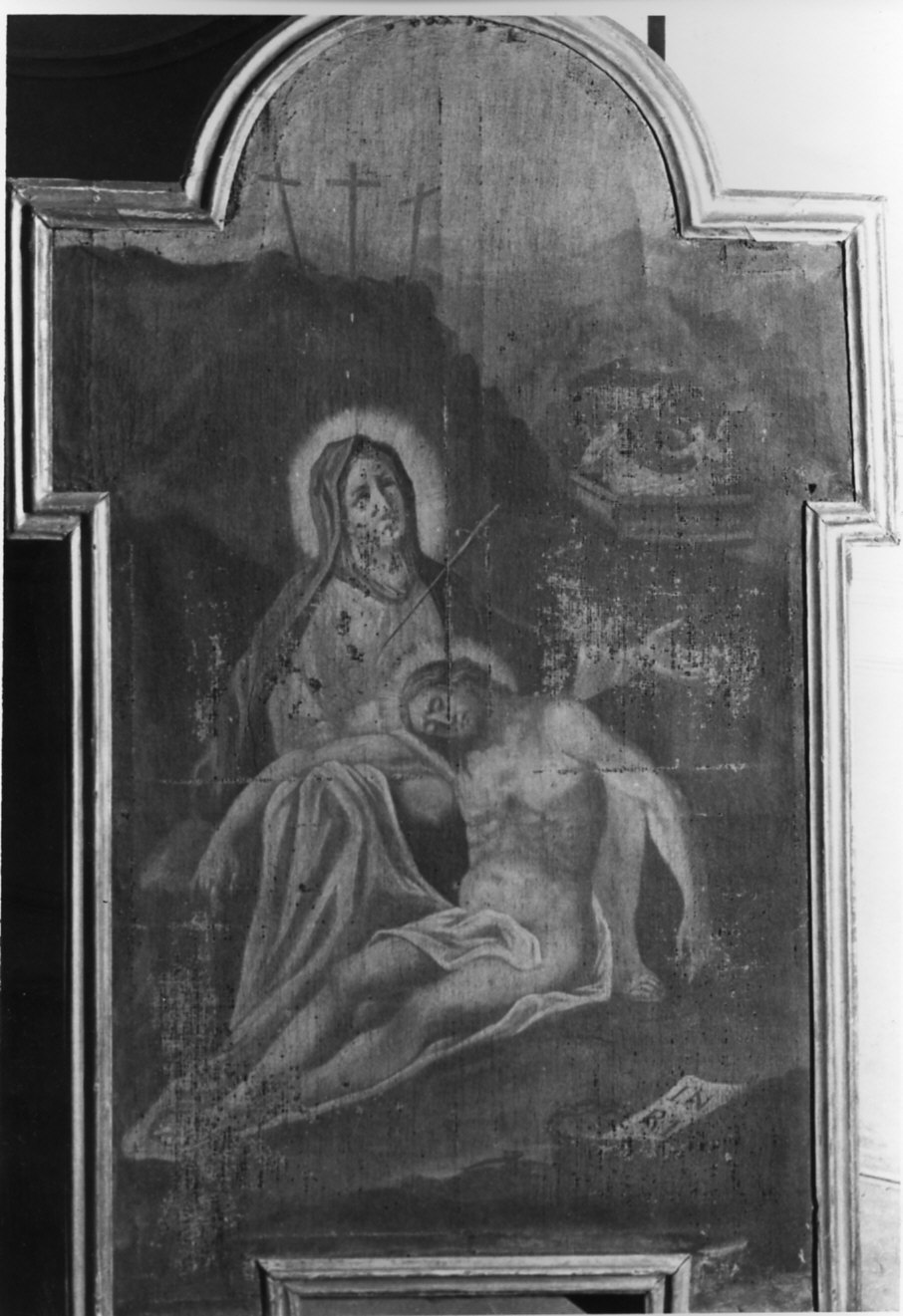 compianto sul Cristo morto (dipinto, opera isolata) - ambito lombardo (sec. XVIII)