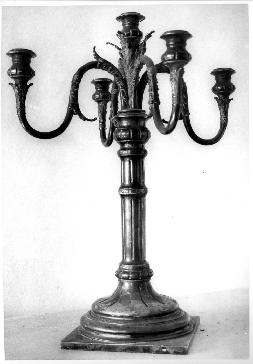 candelabro, coppia - bottega italiana (fine/inizio secc. XIX/ XX)