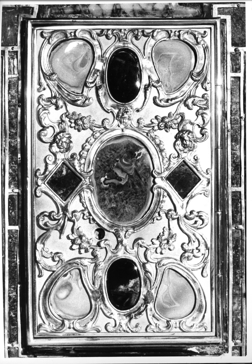 sportello di tabernacolo, opera isolata - bottega lombarda (seconda metà sec. XVII)