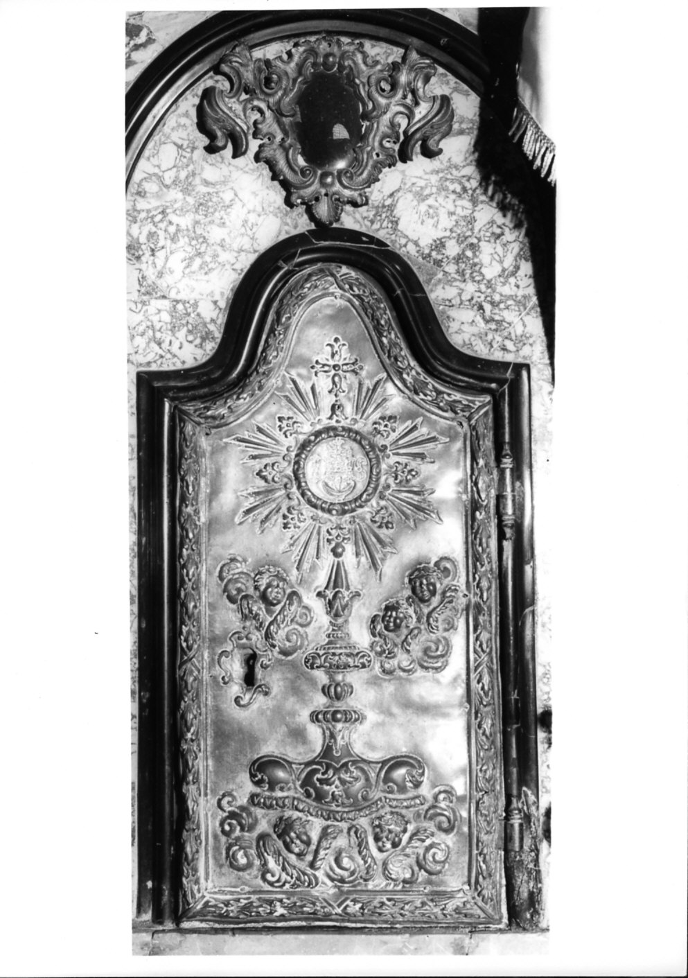 sportello di tabernacolo, opera isolata - bottega lombarda (seconda metà sec. XVIII)