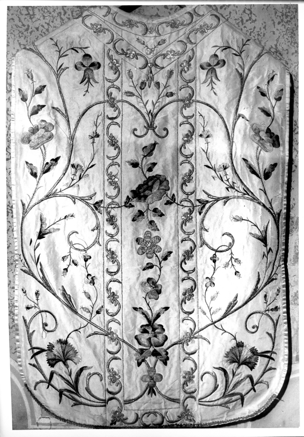 paramento liturgico, insieme - manifattura italiana (seconda metà sec. XIX)