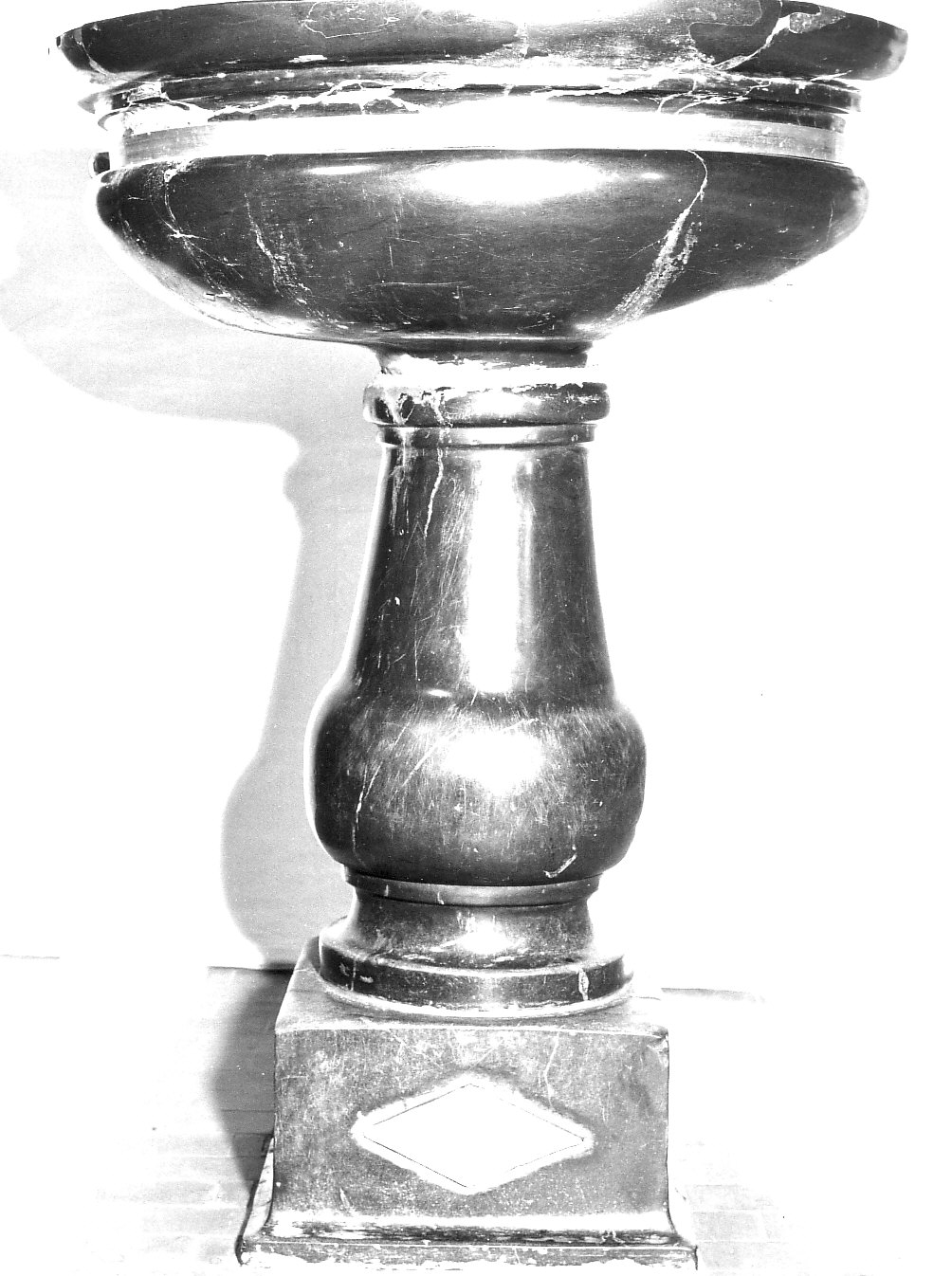 acquasantiera - a fusto, coppia - bottega lombarda (sec. XIX)