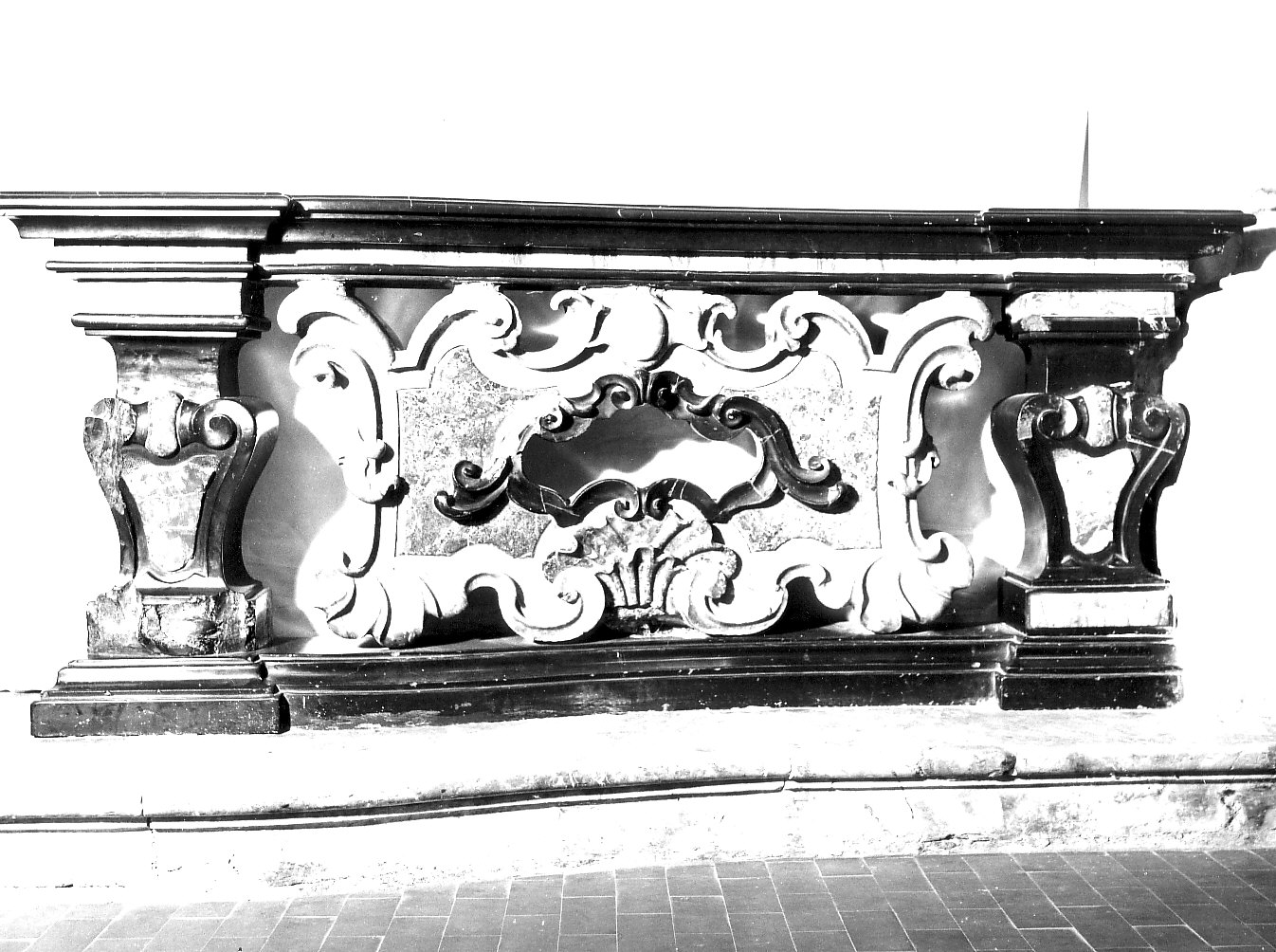 balaustrata di cappella, opera isolata - bottega lombarda (sec. XVIII)