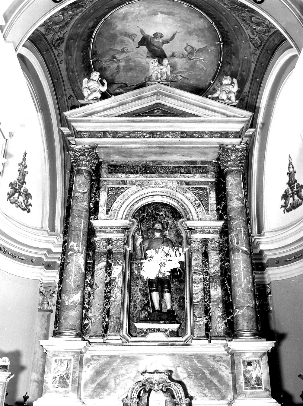 mostra d'altare, elemento d'insieme - bottega lombarda (sec. XIX)