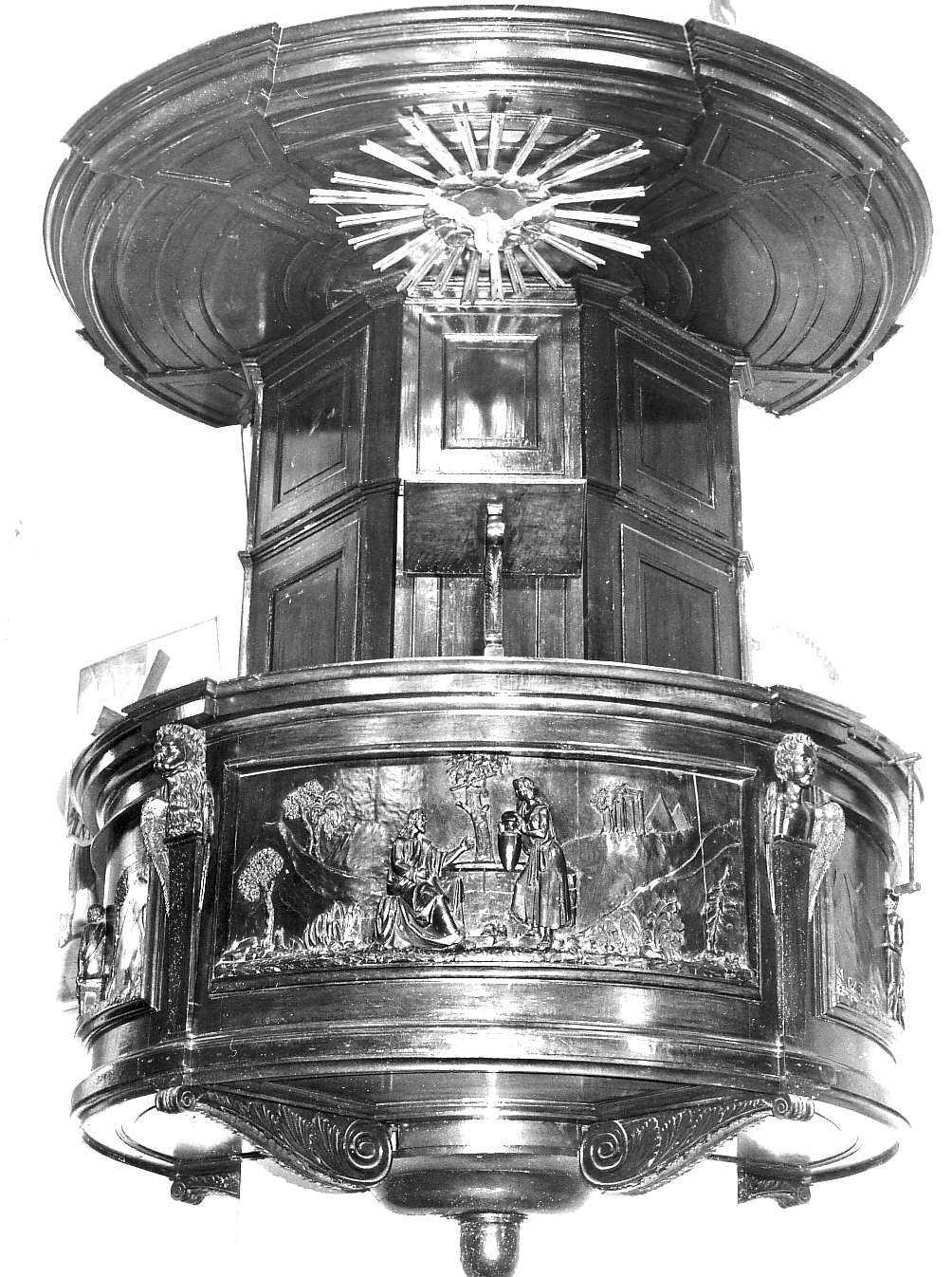 pulpito, opera isolata - bottega lombarda (sec. XIX)