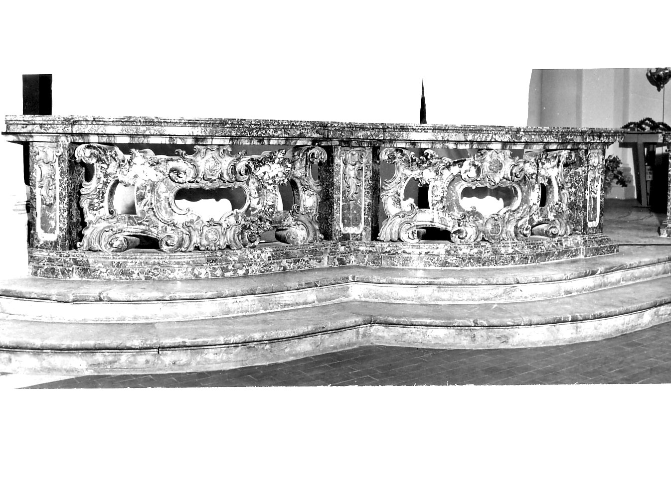 balaustrata - bottega lombarda (sec. XVIII)