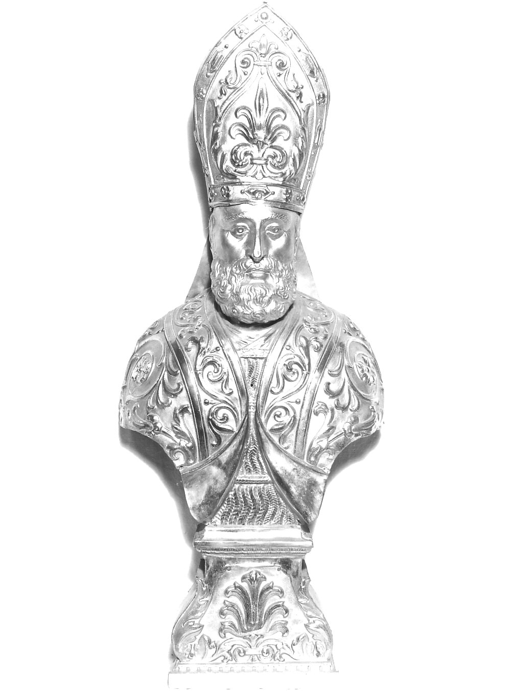 reliquiario - a busto - bottega lombarda (sec. XIX)