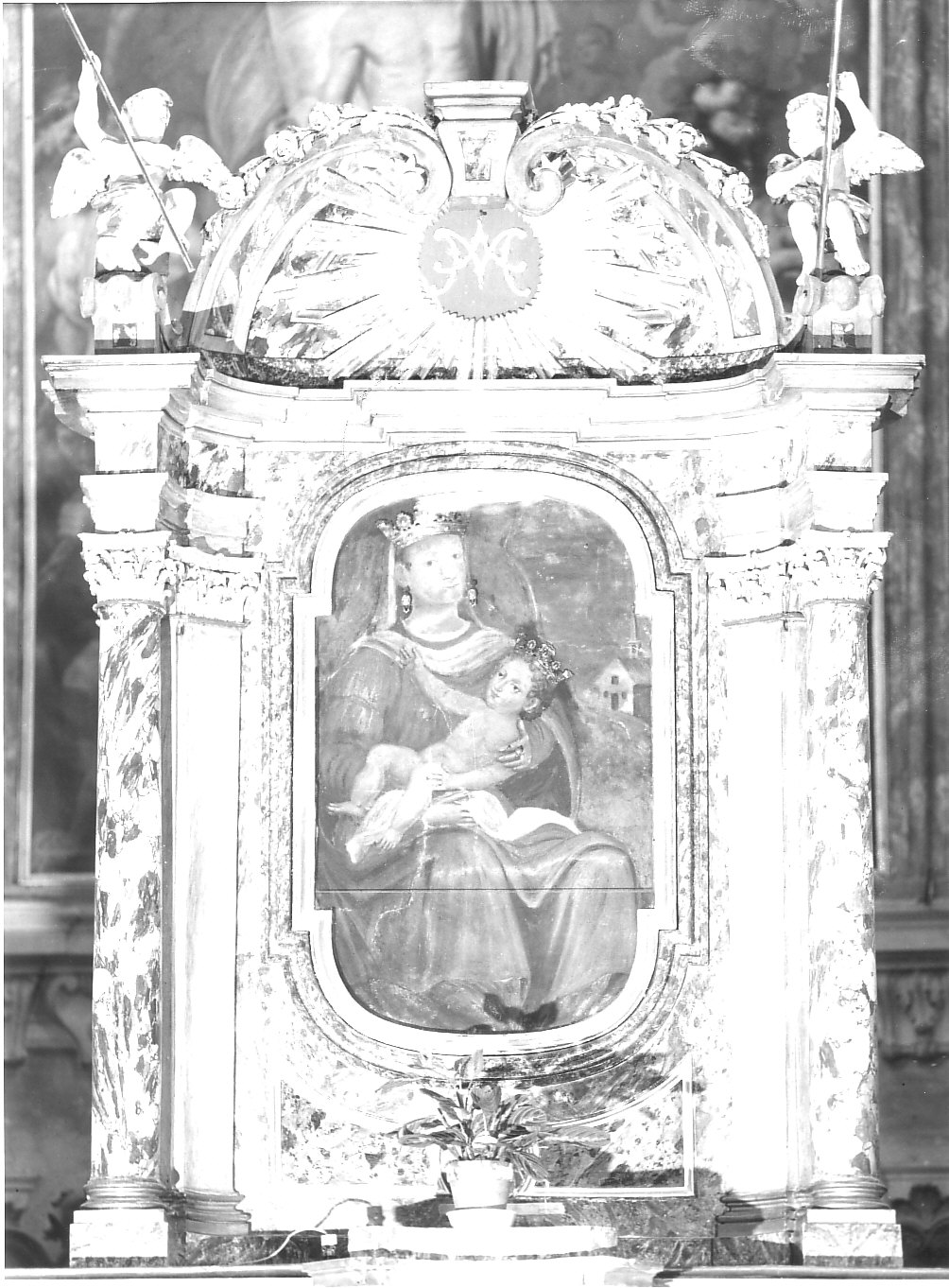Madonna con Bambino (dipinto) - ambito lombardo (sec. XVI)