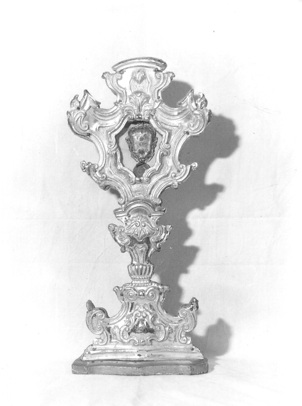 reliquiario - a ostensorio, opera isolata - bottega lombarda (sec. XVIII)