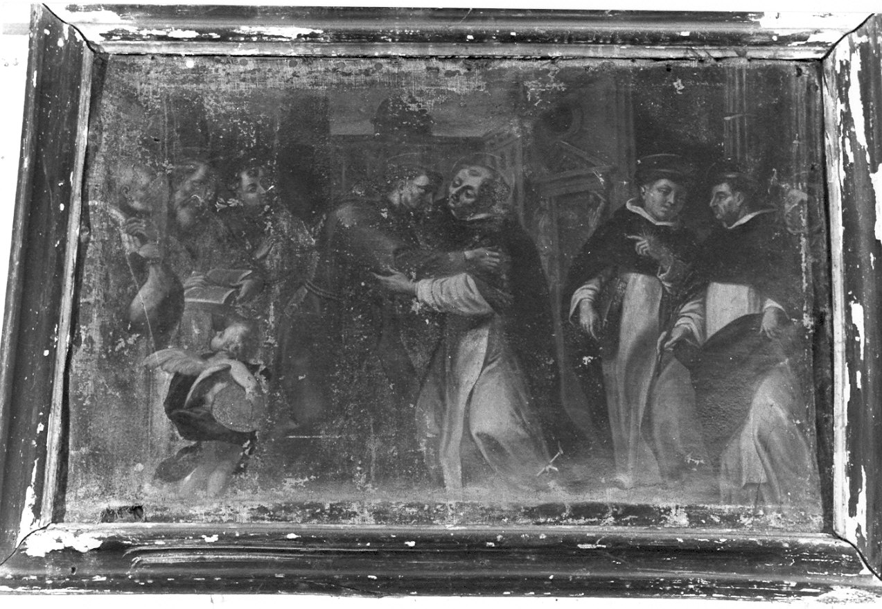 Santi domenicani (dipinto, opera isolata) - ambito lombardo (sec. XVII)